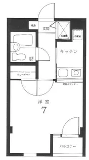 小松コーポ2【3階】の間取り