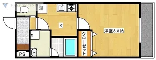 サンヘルメス藤見【3階】の間取り