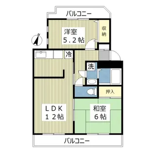 アルカディアII【3階】の間取り