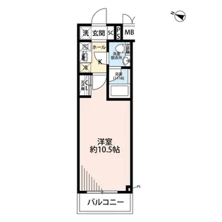プレール・ドゥーク中板橋II【4階】の間取り