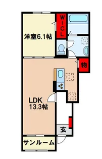 マジェスティックII【1階】の間取り