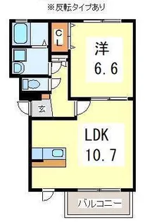 プレミール不来方【1階】の間取り