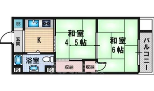 新大阪第1ダイヤモンドマンション【6階】の間取り
