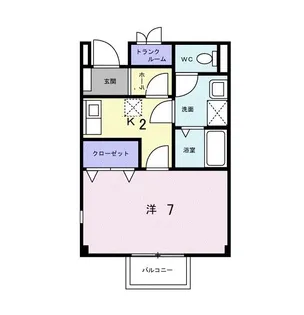 エンジェルハイツ【1階】の間取り