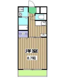 フォルム タテクラ【3階】の間取り