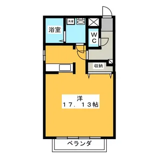 テクノコーポ7【3階】の間取り