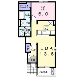 プリメーラII【1階】の間取り