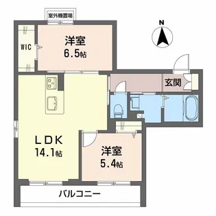 メルファレーン【3階】の間取り