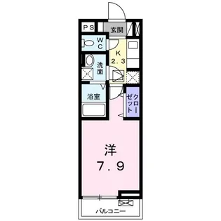 メゾン フェリシア【1階】の間取り