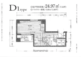 ガラ・シティ神田淡路町【3階】の間取り