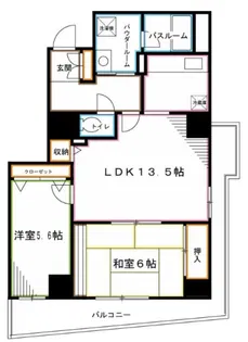 ハイエスト荻窪【2階】の間取り