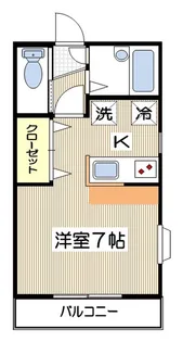 ヒッコリー【1階】の間取り