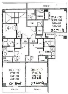 アン・プルミエール【3階】の間取り