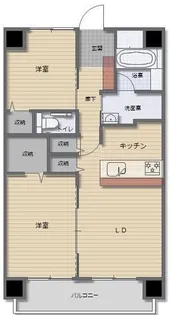アイビーステイツ【3階】の間取り