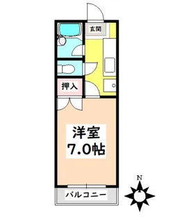 ユーハウス【2階】の間取り