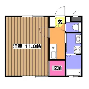 リヴェール南ユーカリが丘【1階】の間取り