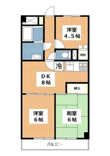 アゼリア【4階】の間取り