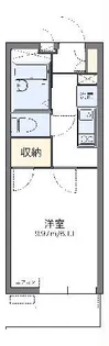 レオパレスサニーハウス石川【1階】の間取り