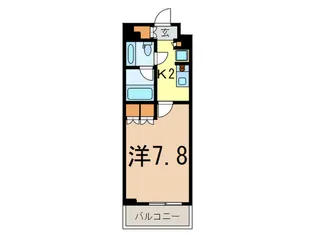芝ウェスト【6階】の間取り