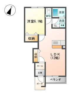 イル・マーレ【1階】の間取り