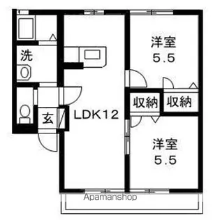 NICE FLAT(ナイスフラット)【2階】の間取り