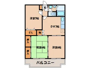 SUN・I B棟【1階】の間取り