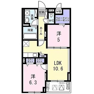 グランクレスタ【3階】の間取り