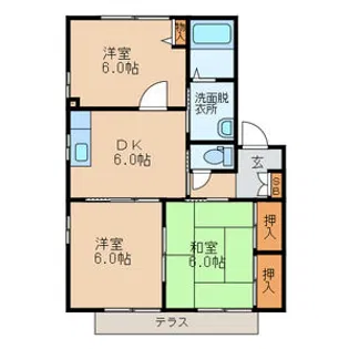 リバプールIV【1階】の間取り