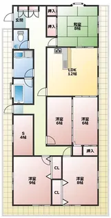 ハーベスト9【3階】の間取り