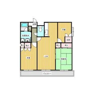 アーク西川口【4階】の間取り