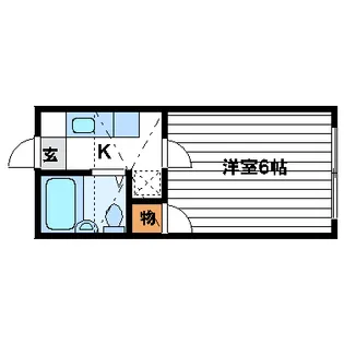 ロフティ若林【2階】の間取り