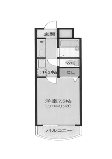 レジェ長田【3階】の間取り