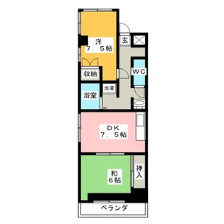 ユートピアハイツコジマ【3階】の間取り