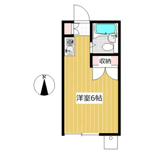 セシカ境南【1階】の間取り