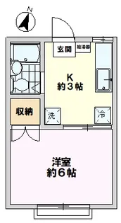 クレスト【2階】の間取り