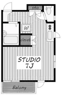 エスペイス池袋イースト【2階】の間取り