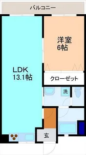 ウェルネスガーデン【1階】の間取り