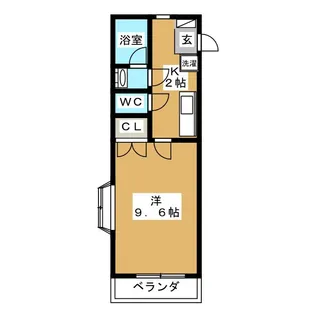 ボスコ・ヴァレ【3階】の間取り