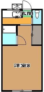 ミドリ荘【1階】の間取り