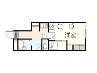 レオパレスプロシード【1階】の間取り