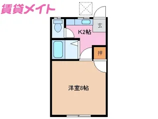 プラザイン10【2階】の間取り