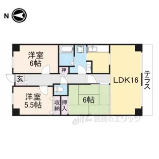 PHOENIXCOURT交野2【1階】の間取り
