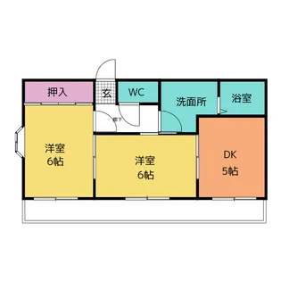 パレスコート【2階】の間取り
