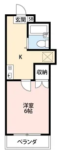 シャトル日新【4階】の間取り
