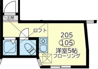 ユナイト阪東橋ブラッド・フォード【1階】の間取り