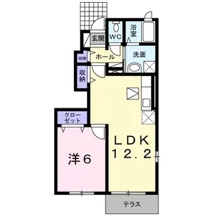 プロスペールコナンIIA【1階】の間取り