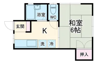 Fコーポ【1階】の間取り