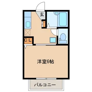 若葉コート【1階】の間取り