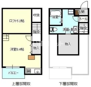 観桜荘【1階】の間取り