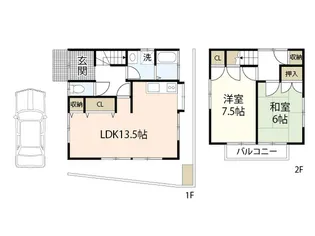 広島県広島市安佐南区大町東1【一戸建】の間取り